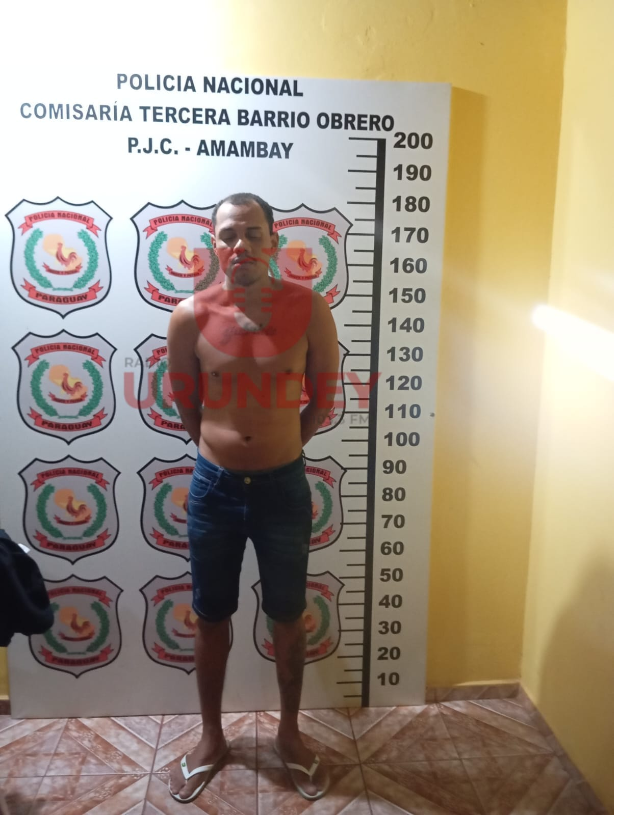 Brasileño con frondosos antecedentes y orden de captura es detenido por agentes de la comisaría tercera